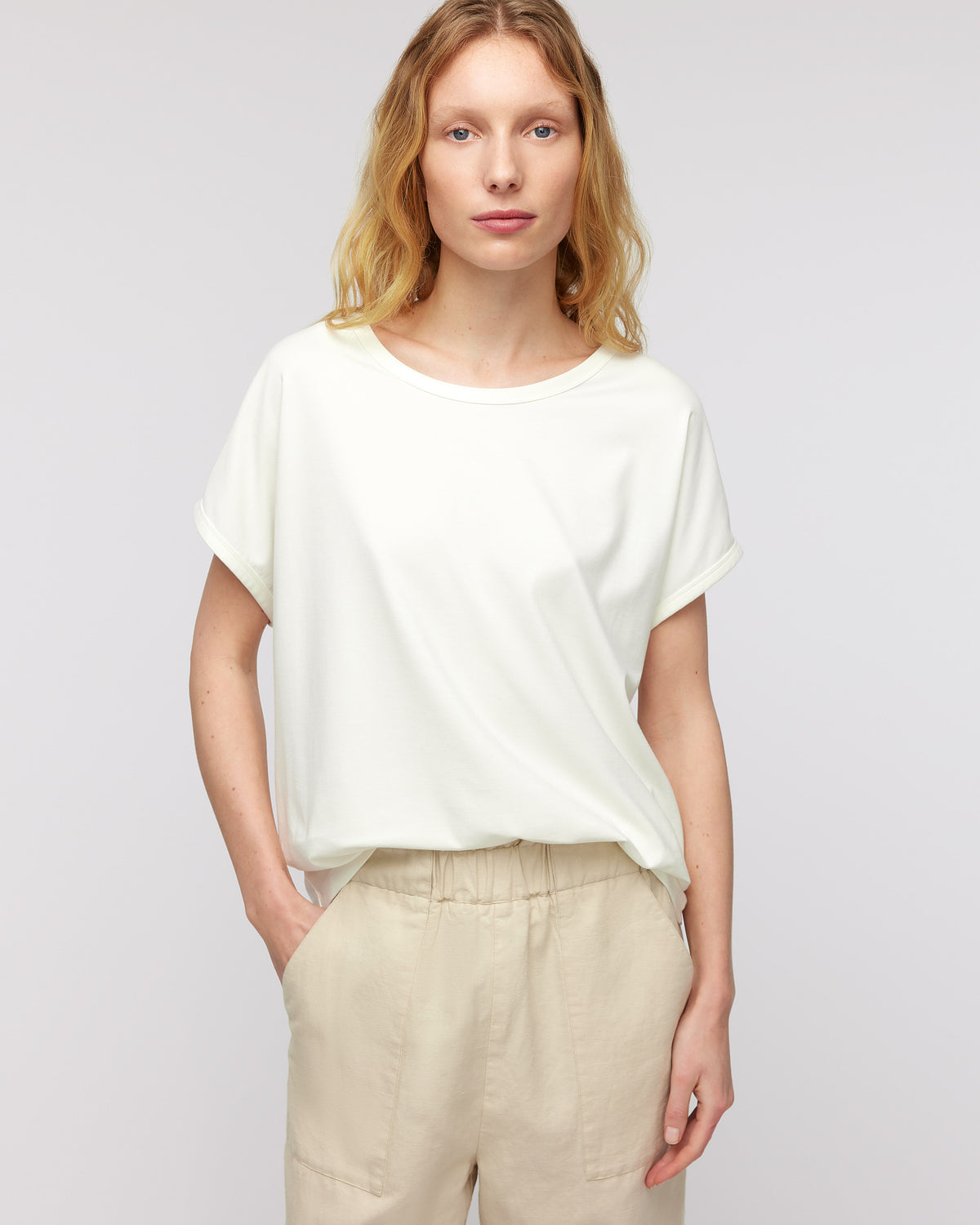 Emma T shirt Off White