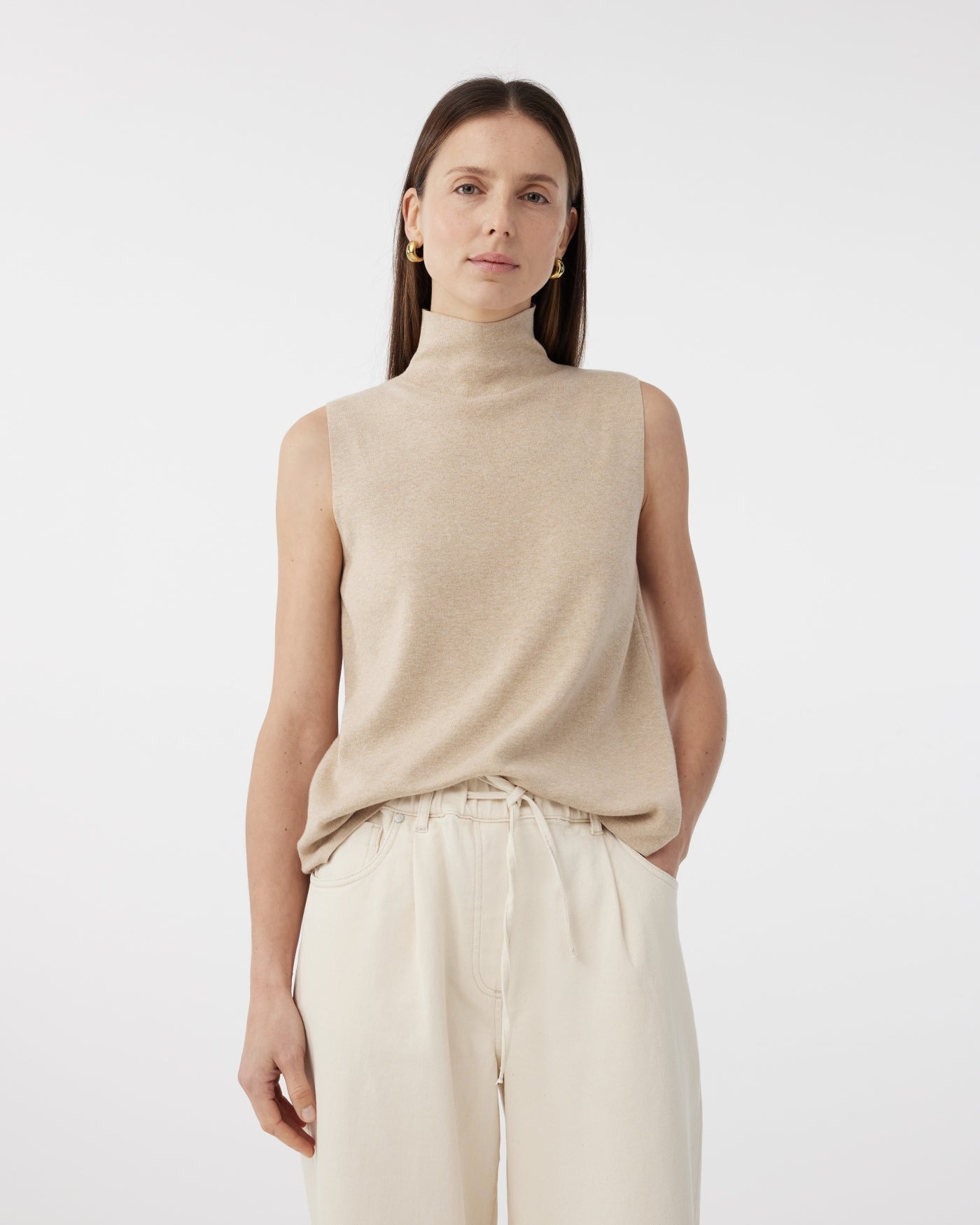 Mori Oberteil | Sand Mori Oberteil | Sand