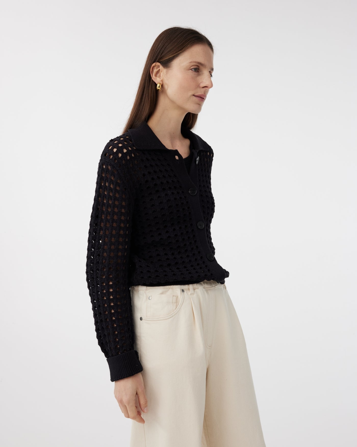 Trixie Strickjacke | Schwarz Trixie Strickjacke | Schwarz