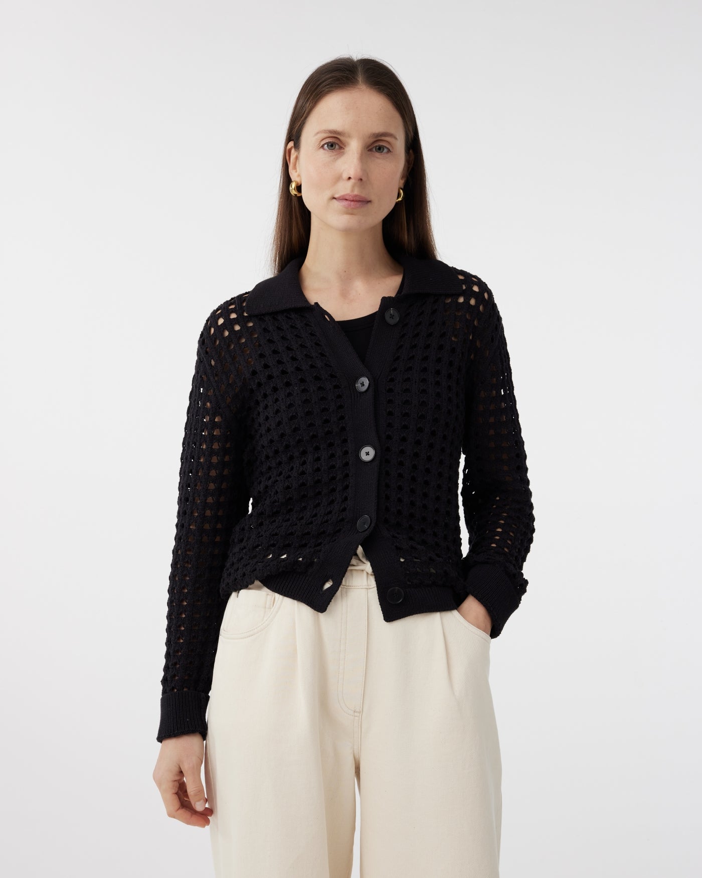 Trixie Strickjacke | Schwarz Trixie Strickjacke | Schwarz