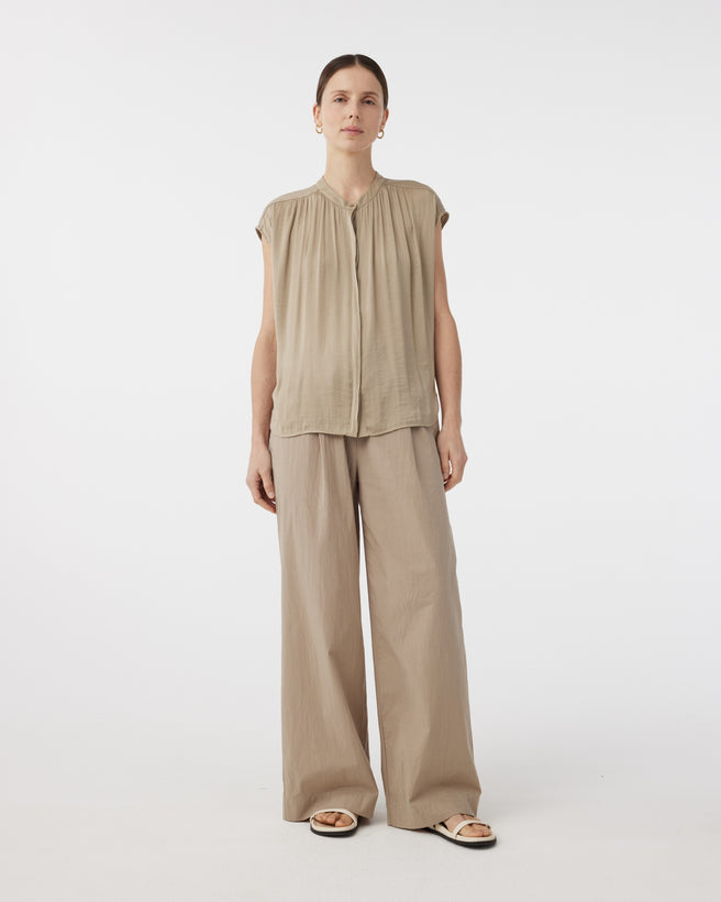 Bluse Laura | Khaki Bluse Laura | Khaki
