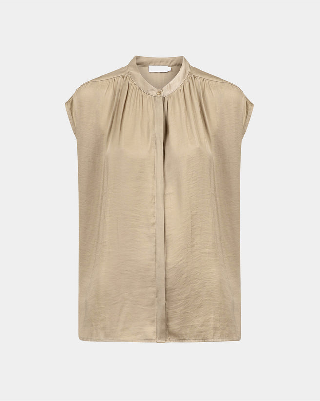 Bluse Laura | Khaki Bluse Laura | Khaki