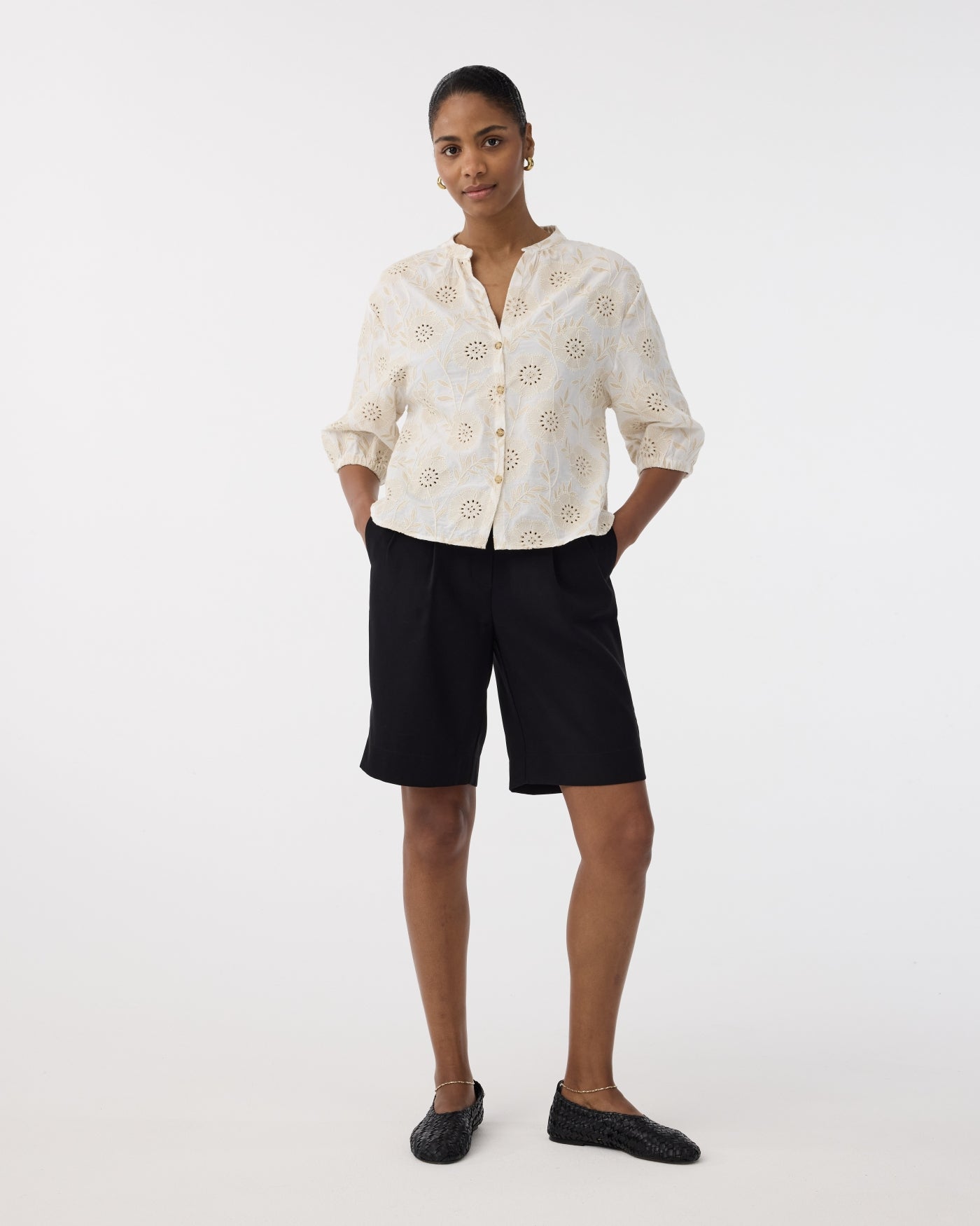 Penny Blouse | Sand Penny Blouse | Sand