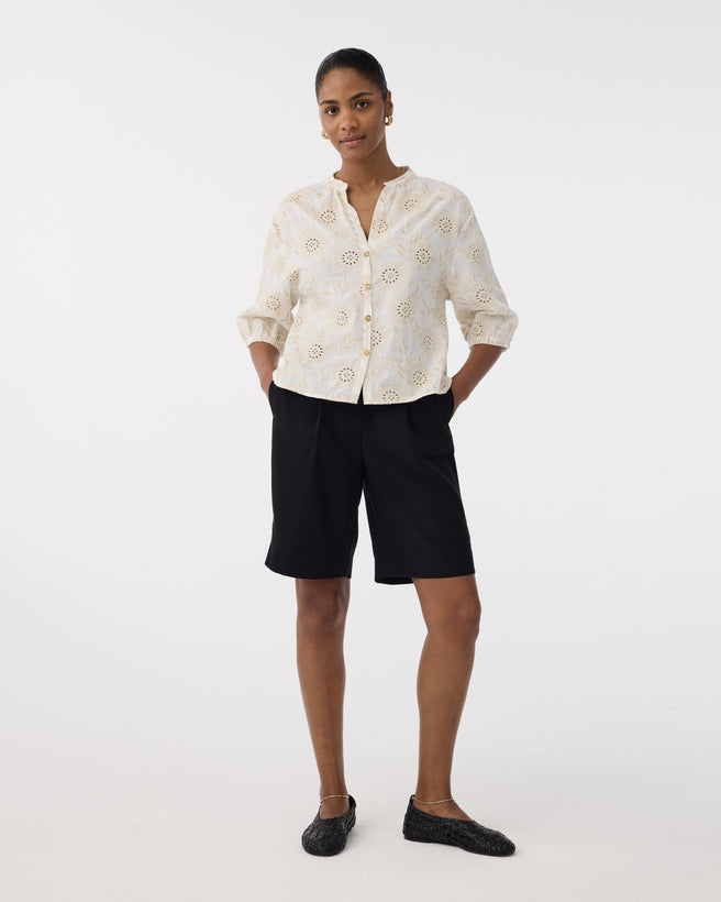 Penny Blouse | Sand Penny Blouse | Sand