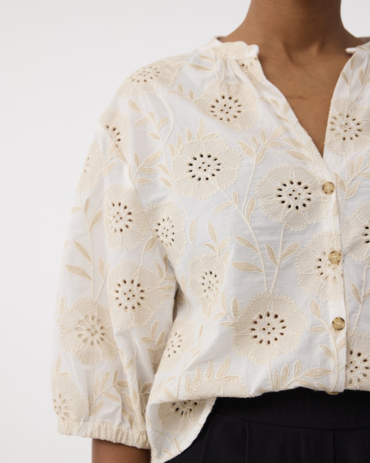 Penny Blouse | Sand Penny Blouse | Sand