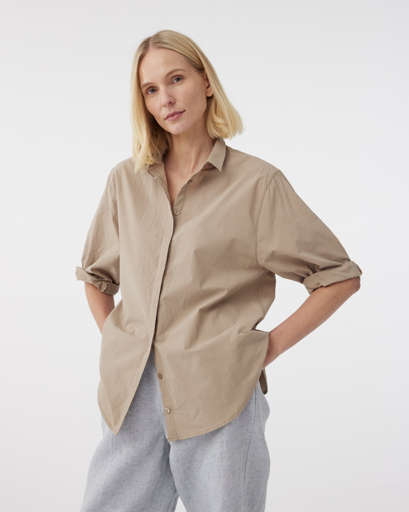 Dafne Bluse | Khaki Dafne Bluse | Khaki