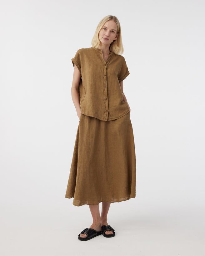 Rumi Blouse | Camel Rumi Blouse | Camel