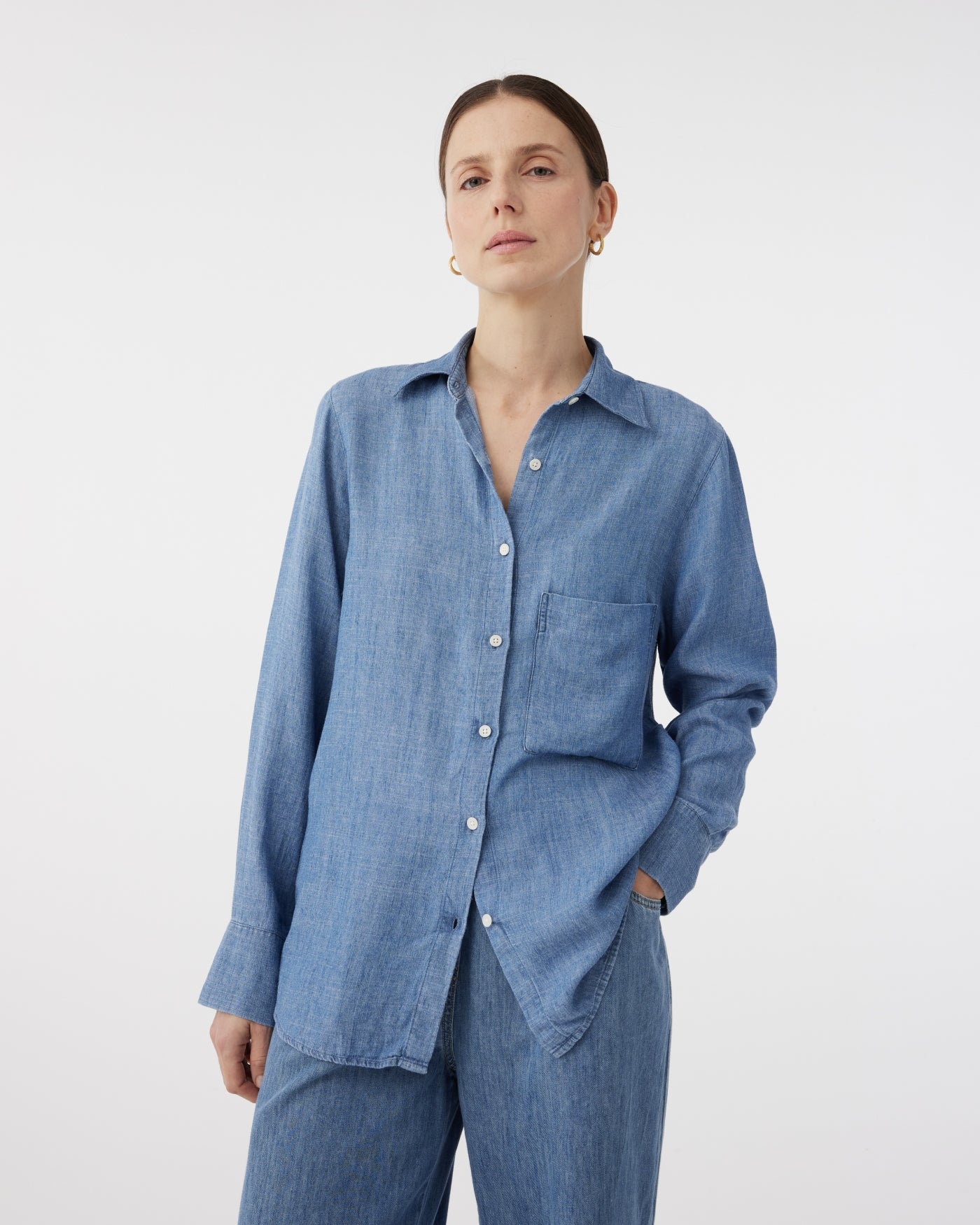 Yvette Blouse | Blue Yvette Blouse | Blue