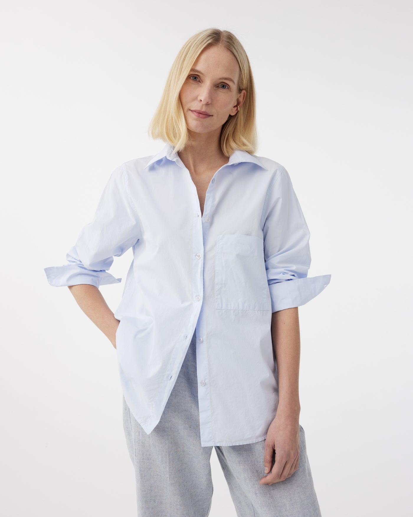 Bluse Lies | Hellblau Bluse Lies | Hellblau