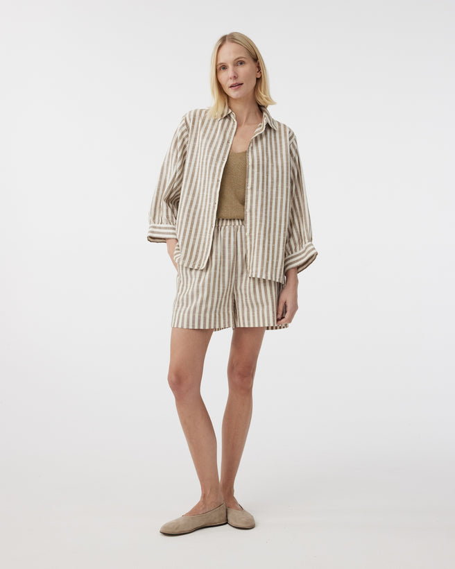 Becca Bluse | Khaki Becca Bluse | Khaki