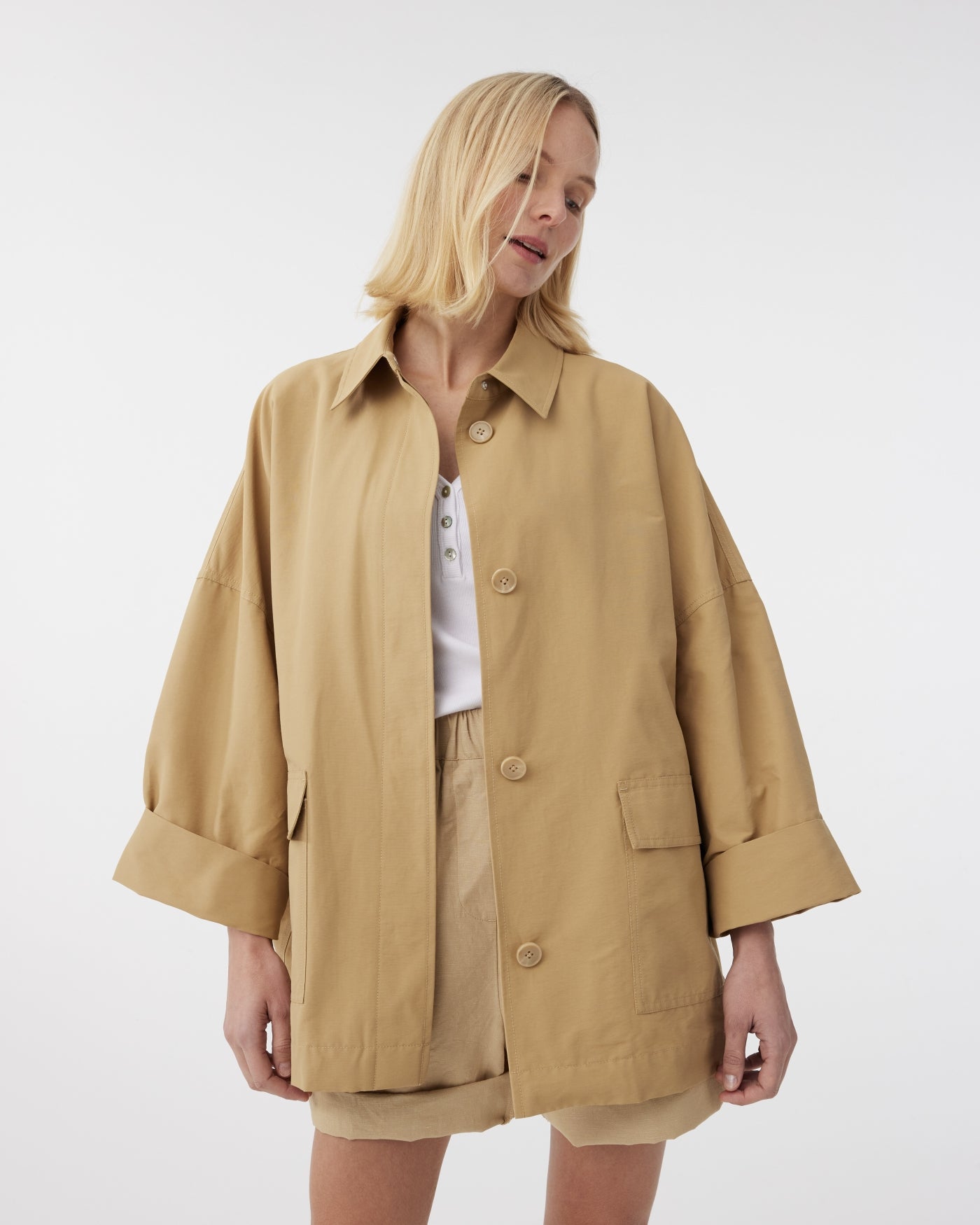 Carry Coat | Camel Carry Coat | Camel