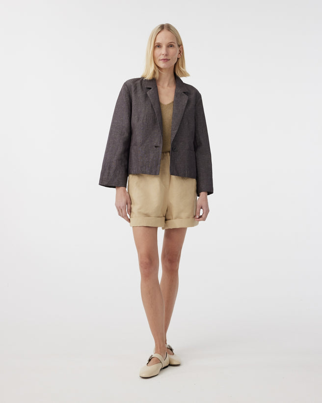 Puck Blazer | Black Puck Blazer | Black