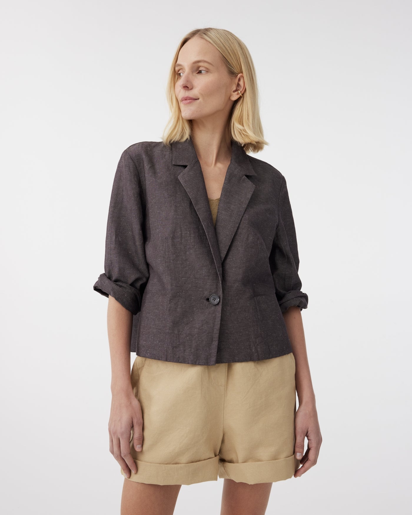 Puck Blazer | Black Puck Blazer | Black