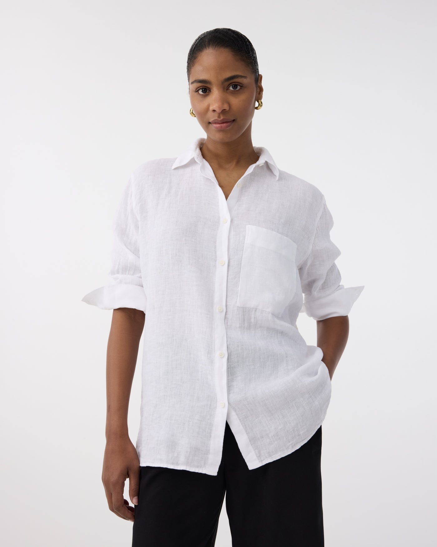 Pepper Blouse | White Pepper Blouse | White
