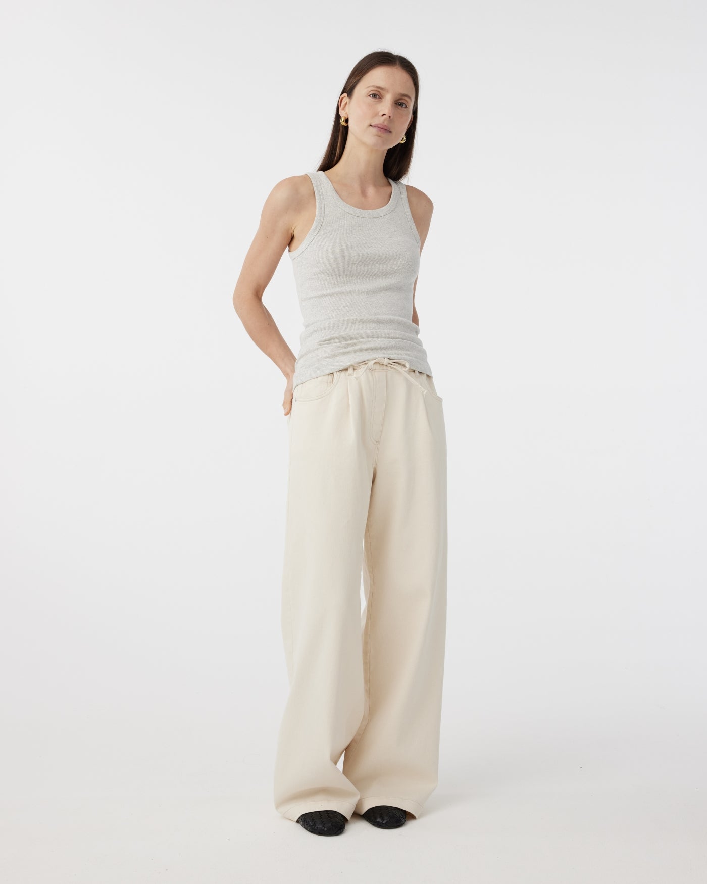 Ella Top | Light Grey Ella Top | Light Grey