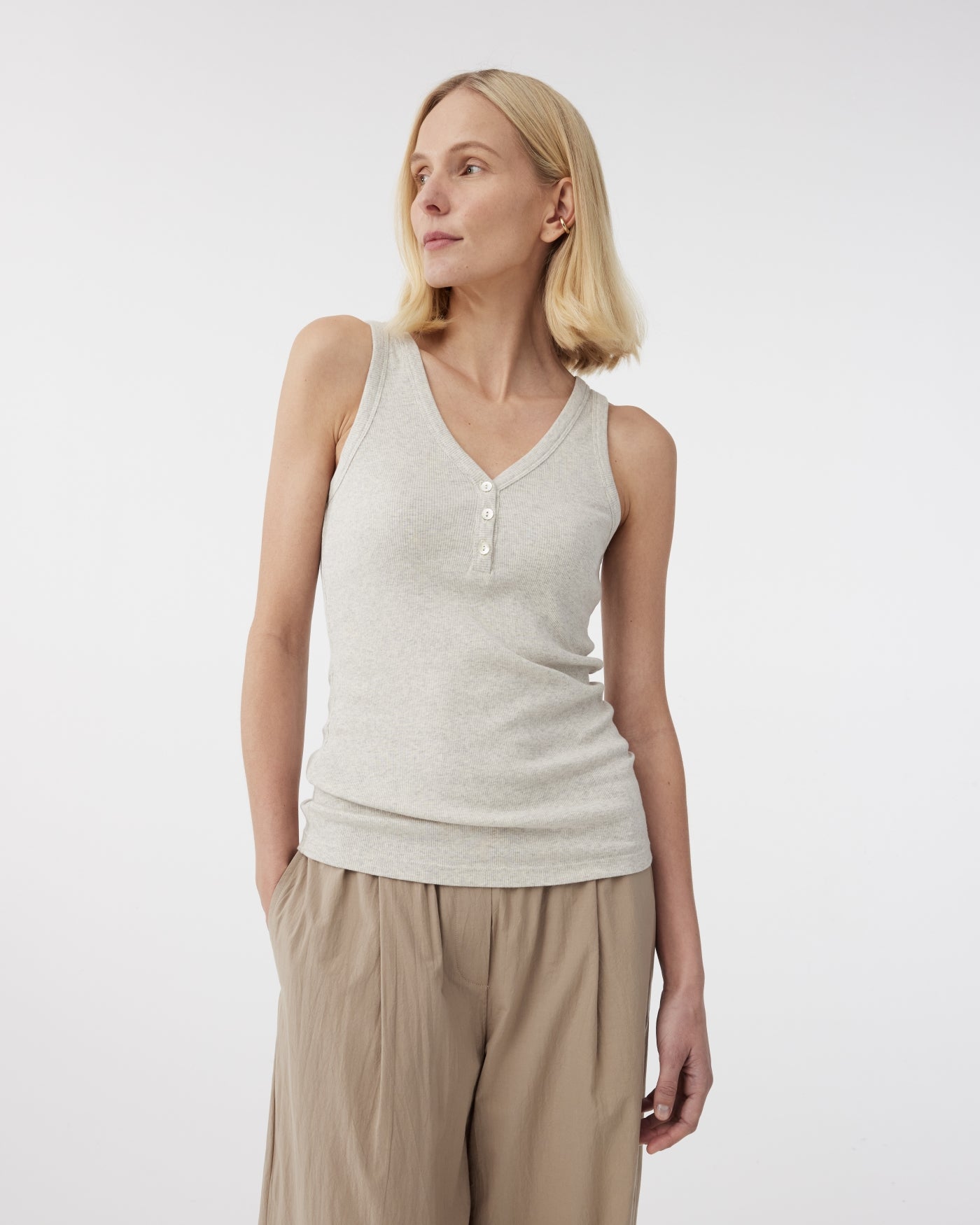 Tilly Top | Light Grey Tilly Top | Light Grey