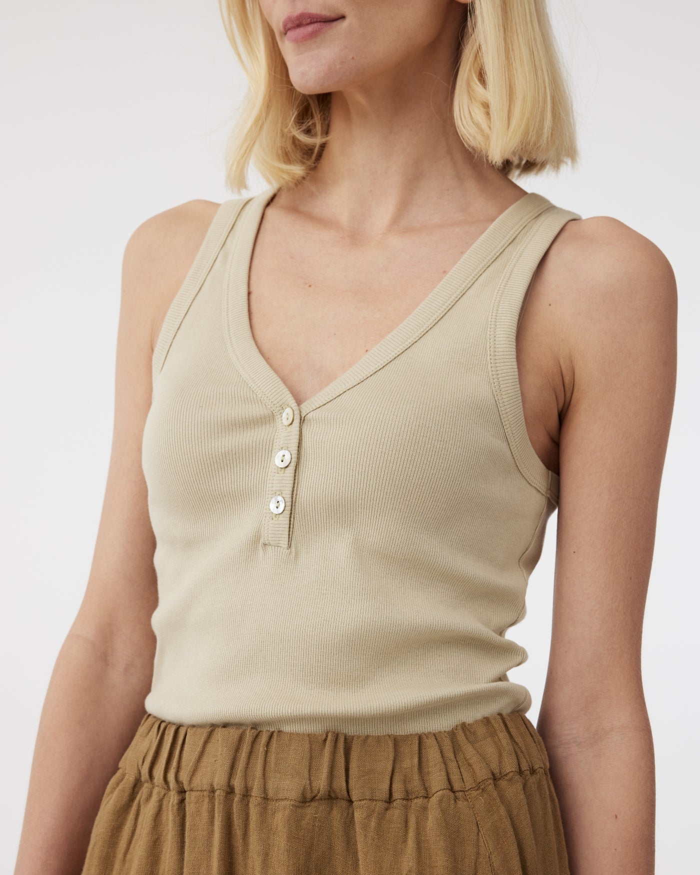 Tilly Top | Khaki Tilly Top | Khaki