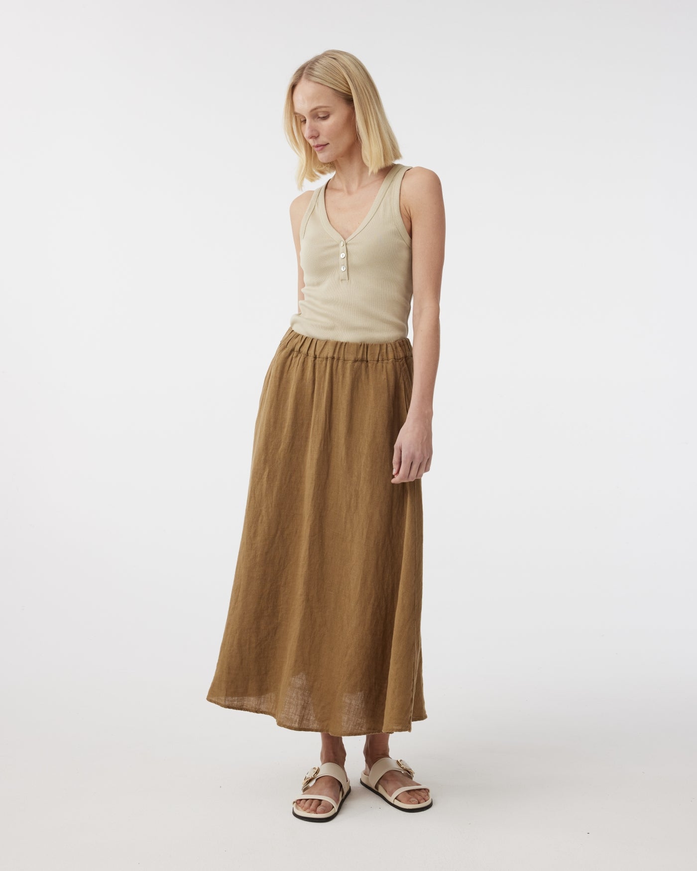 Tilly Top | Khaki Tilly Top | Khaki