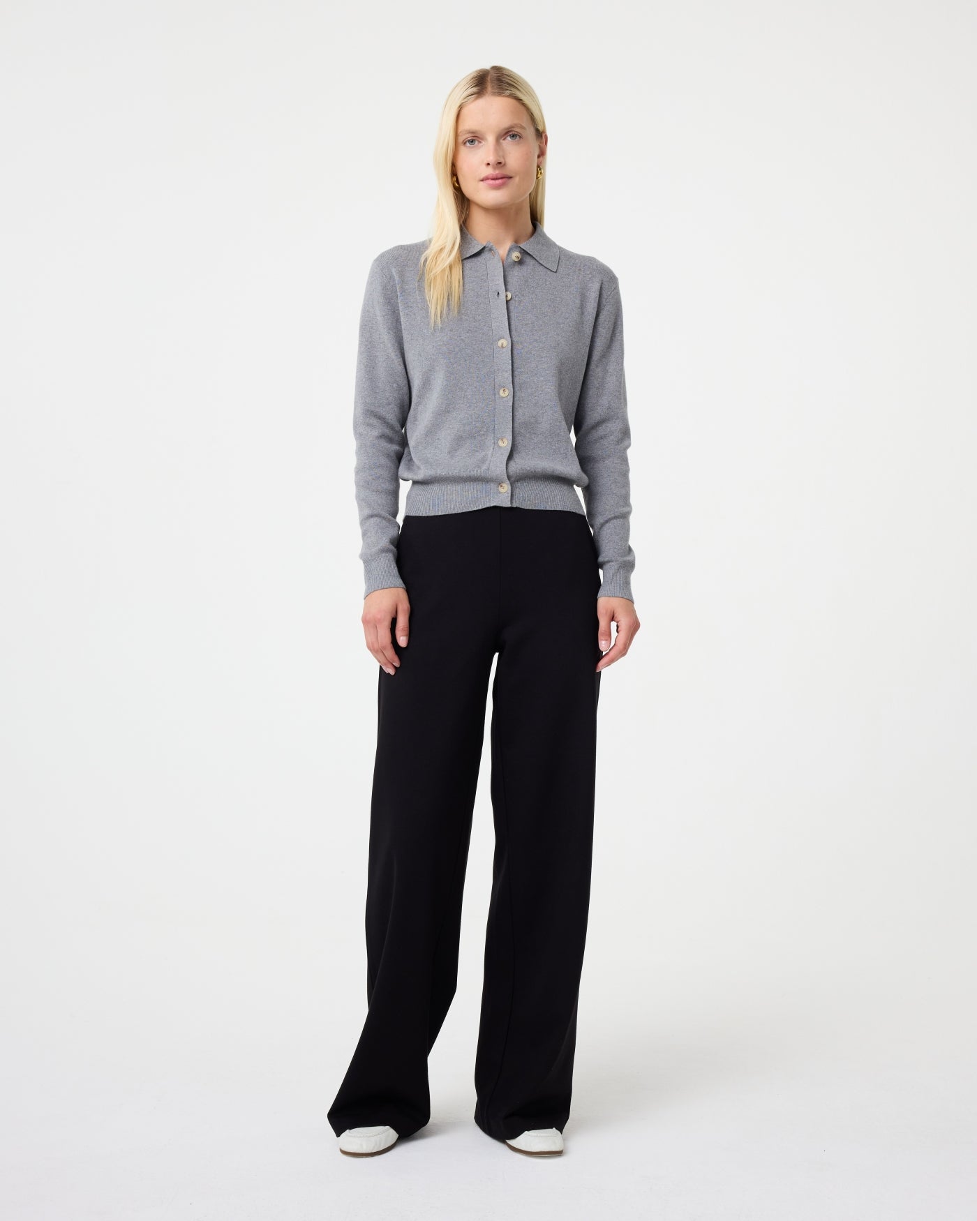Fleur Cardigan | Mid Grey Fleur Cardigan | Mid Grey