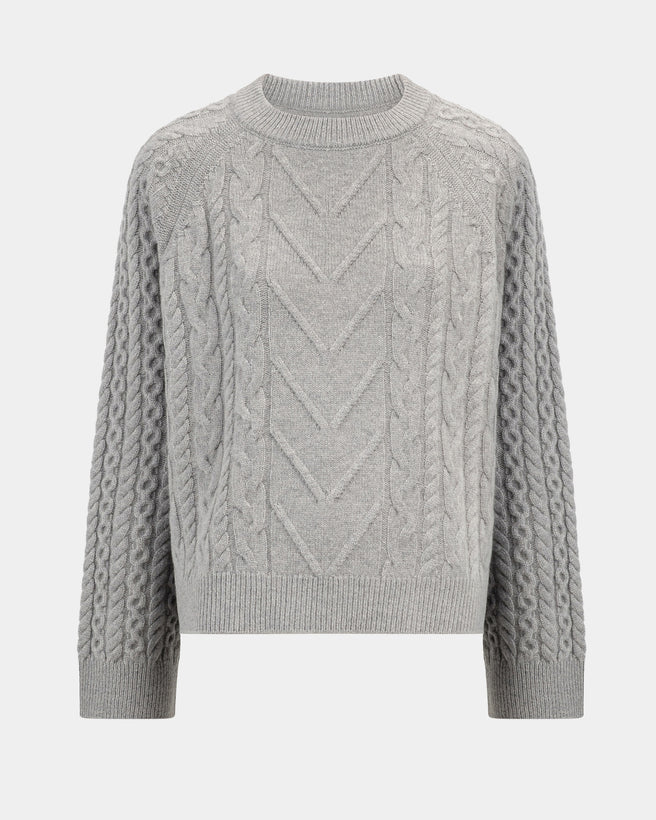 Gaby Pullover | Mid Grey Gaby Pullover | Mid Grey