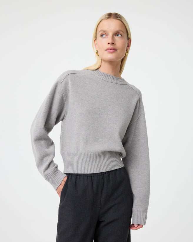Vera Pullover | Mid Grey Vera Pullover | Mid Grey