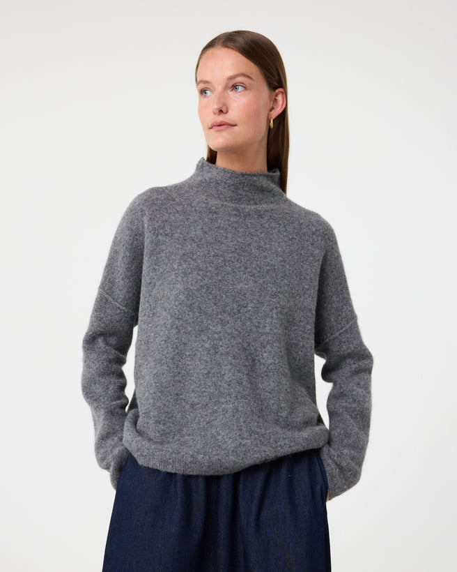 Kim Pullover | Mid Grey Kim Pullover | Mid Grey