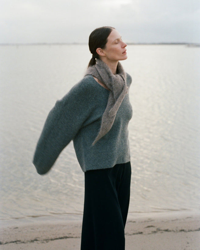 Lucia Pullover | Mid Grey Lucia Pullover | Mid Grey