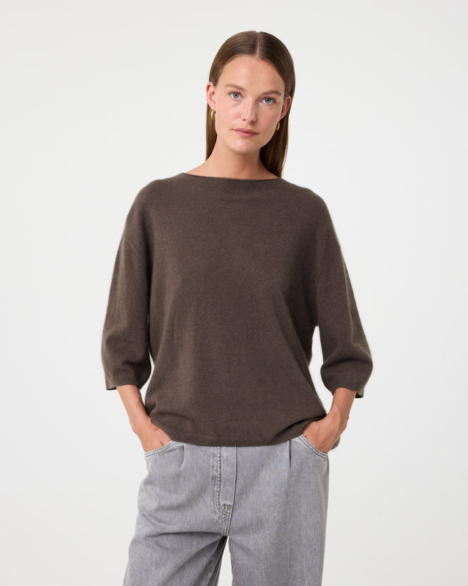 Lilly Pullover | Brown Lilly Pullover | Brown