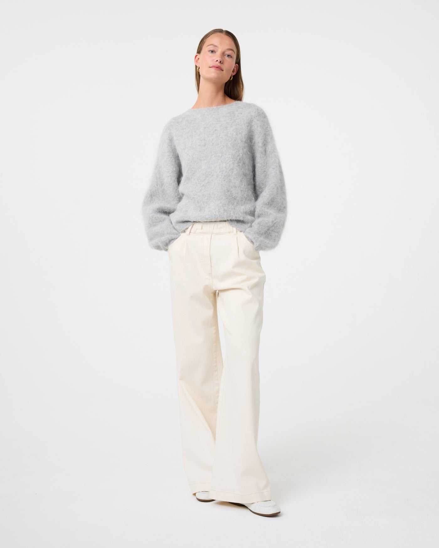 Amalia Pullover | Light Grey Amalia Pullover | Light Grey