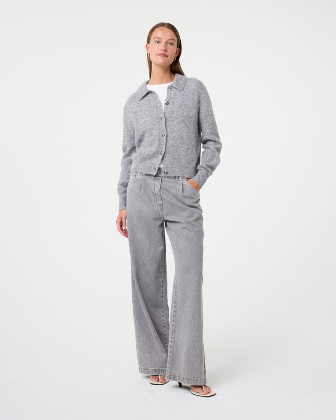 Danny Cardigan | Mid Grey Danny Cardigan | Mid Grey