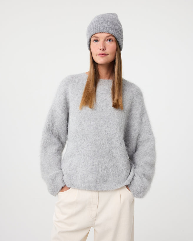 Nora Beanie | Mid Grey Nora Beanie | Mid Grey
