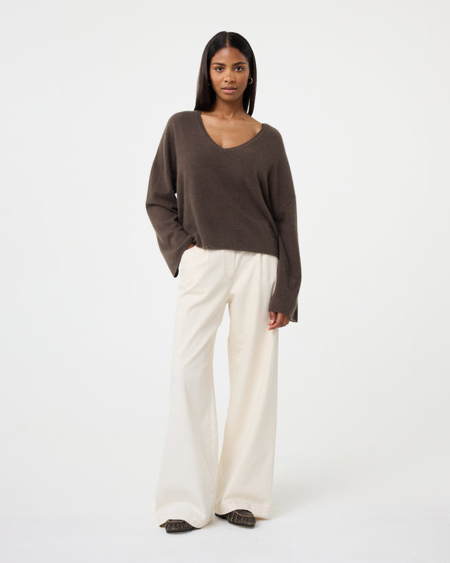Joelle Pullover | Brown Joelle Pullover | Brown