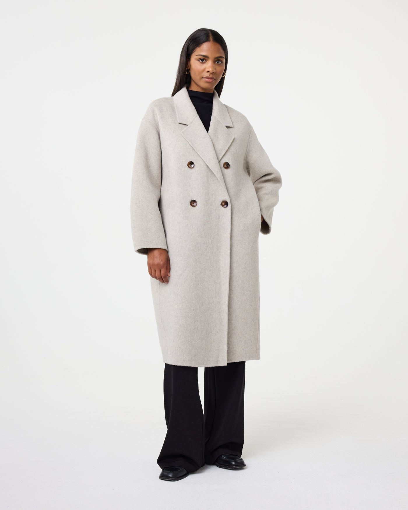 Nicole Coat | Greige Nicole Coat | Greige