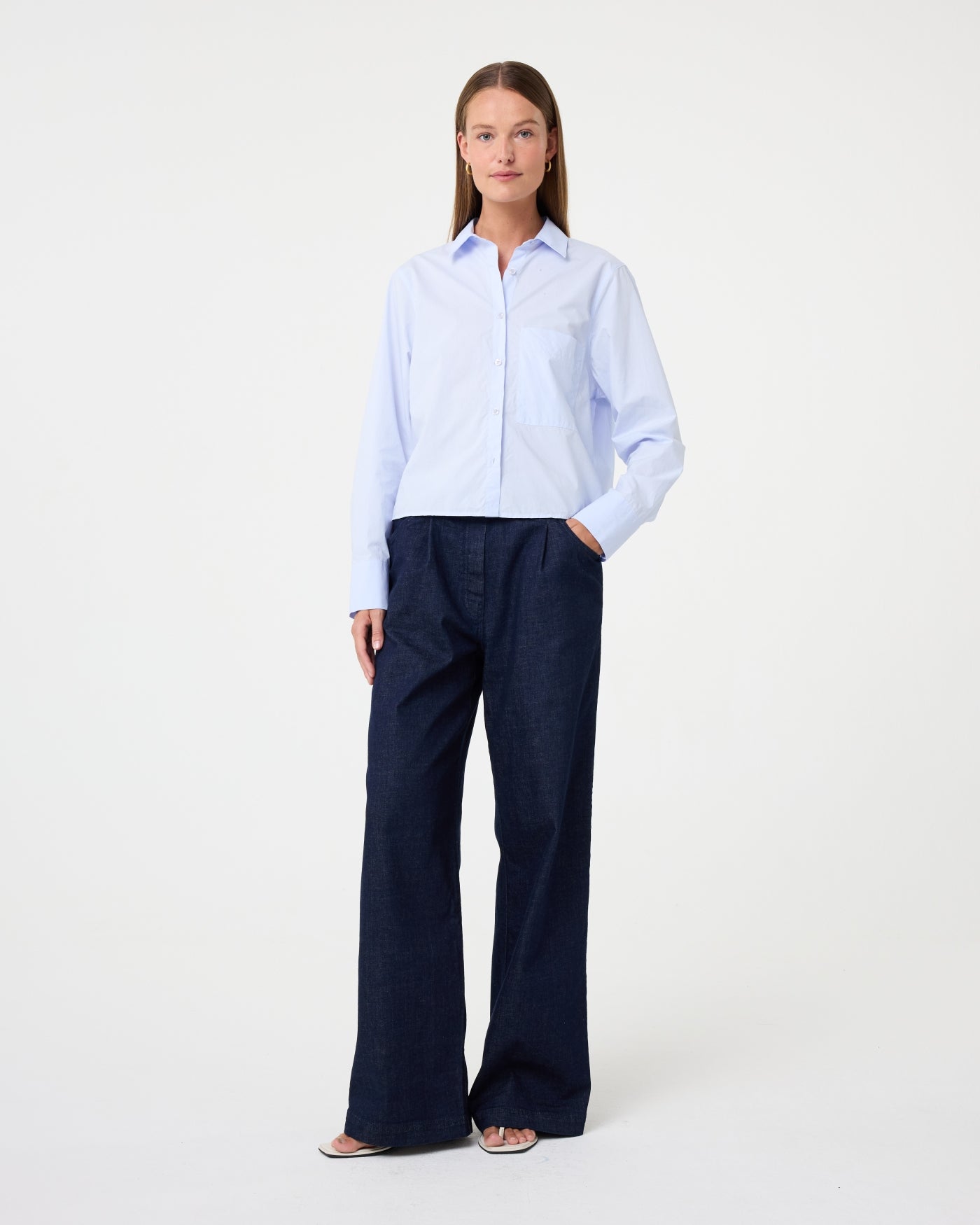 Lieve Blouse | Oxford Blue Lieve Blouse | Oxford Blue
