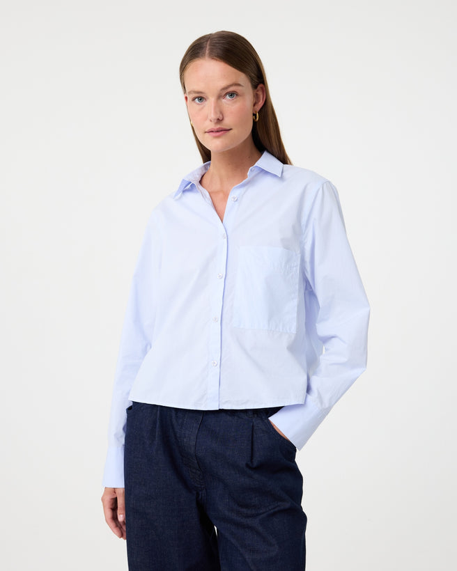 Lieve Blouse | Oxford Blue Lieve Blouse | Oxford Blue