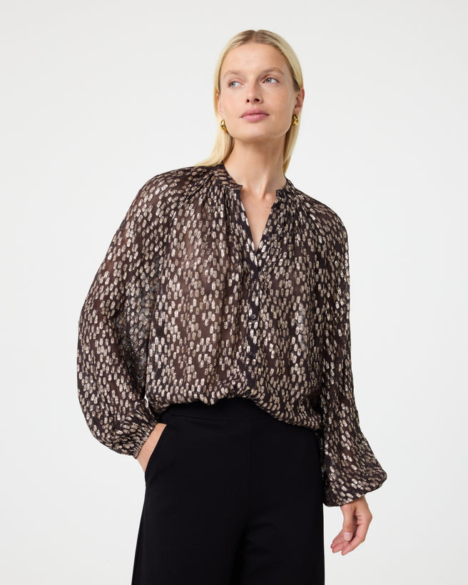 Loeka Blouse | Choco Loeka Blouse | Choco