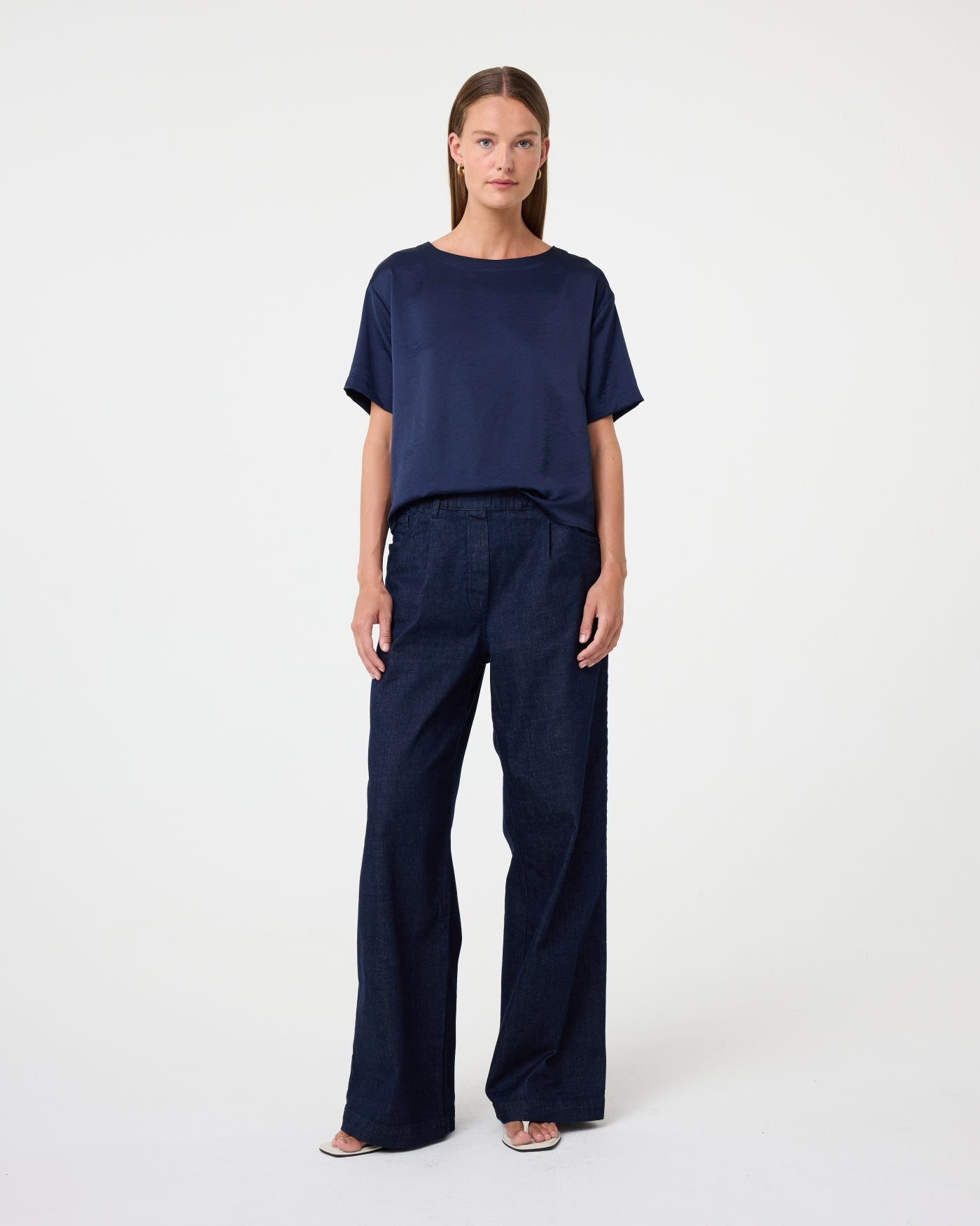 Nori Blouse | Night Blue Nori Blouse | Night Blue