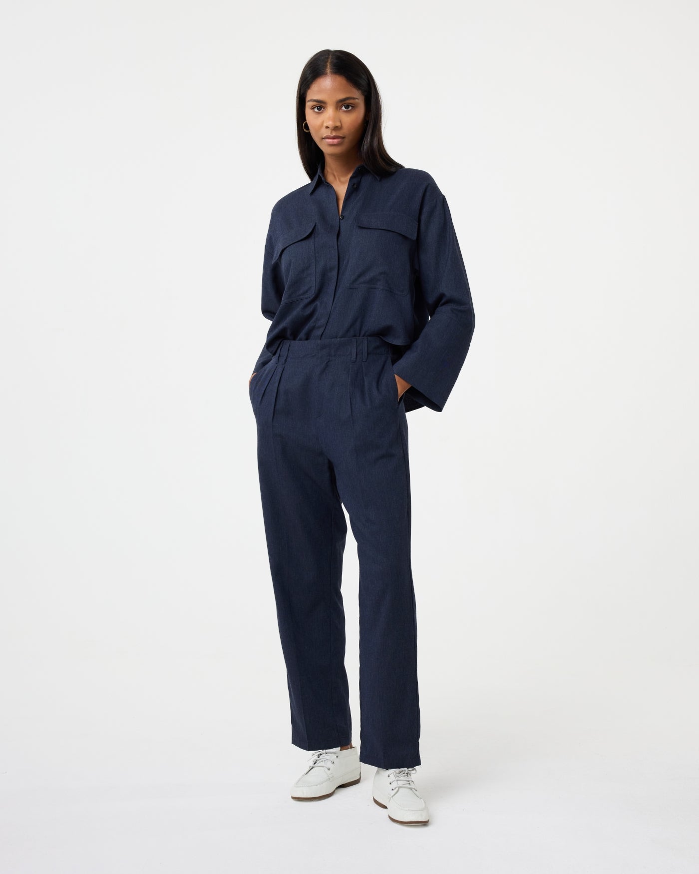 Cara Blouse | Night Blue Cara Blouse | Night Blue