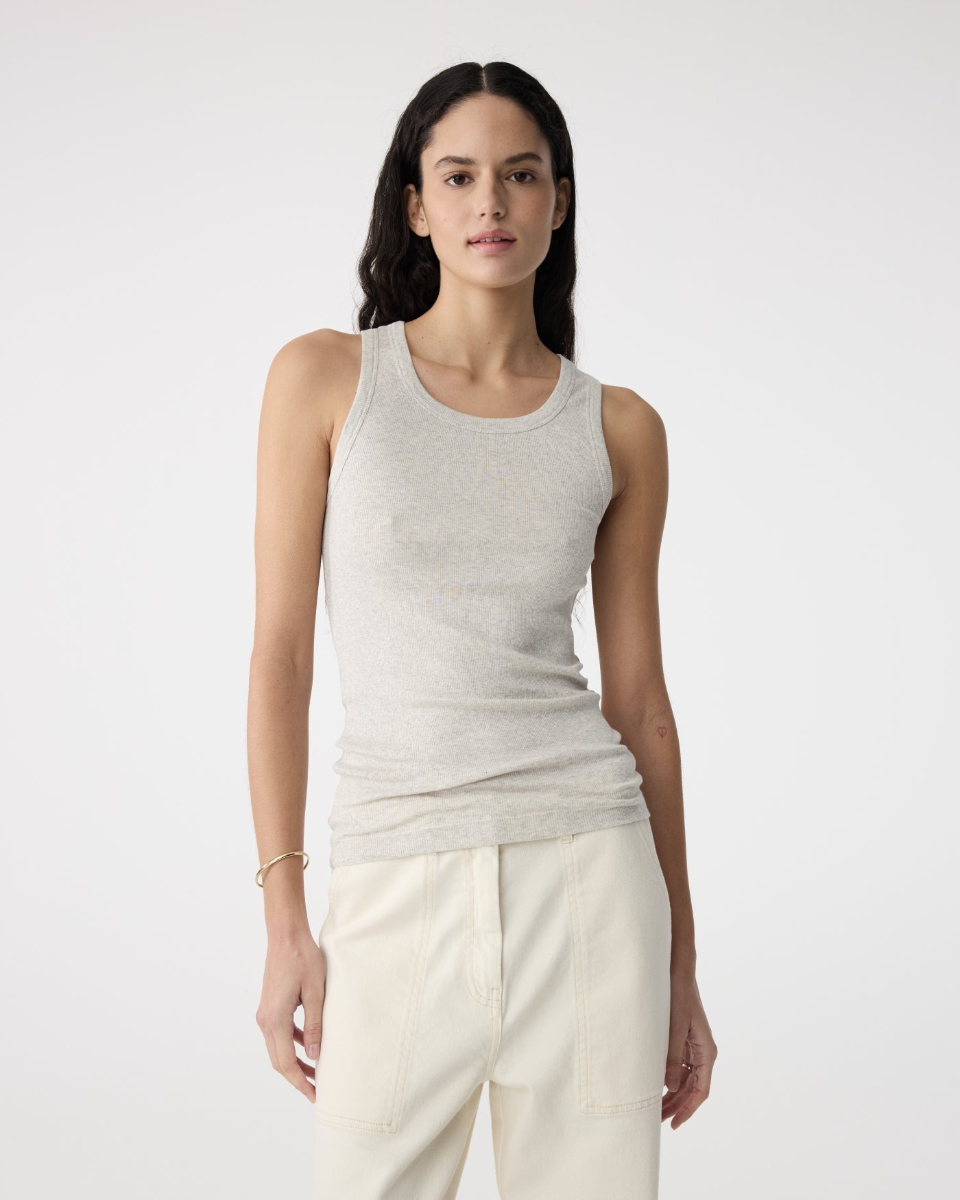 Ella Top | Grey Melange