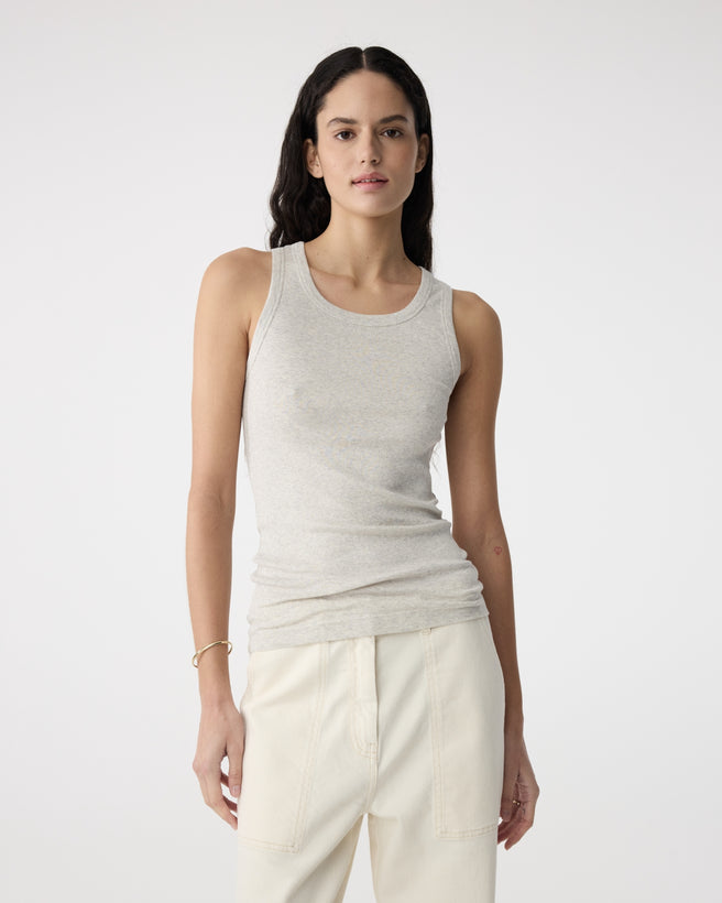 Ella Top | Grey Melange