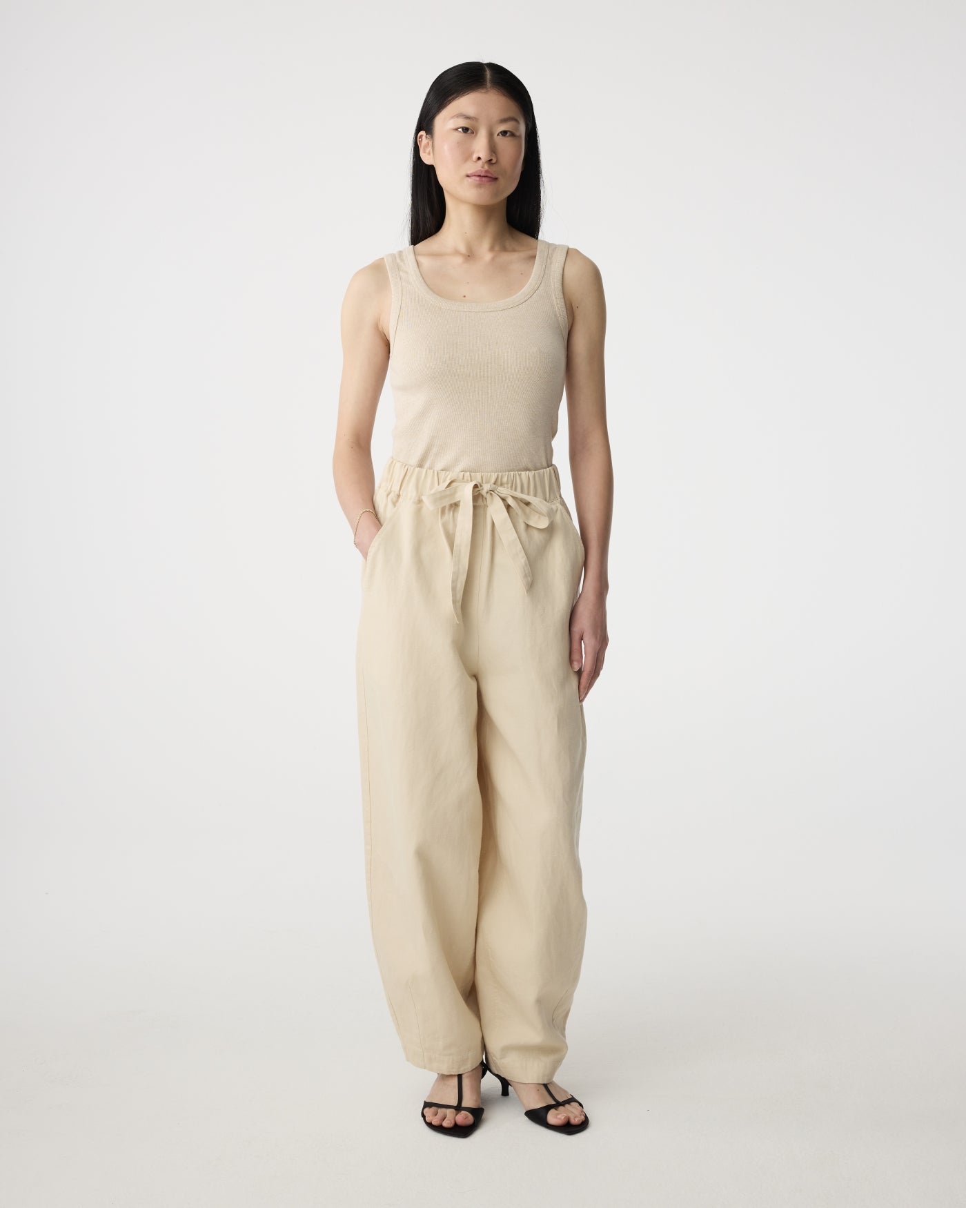 Evi Top | Sand Melange