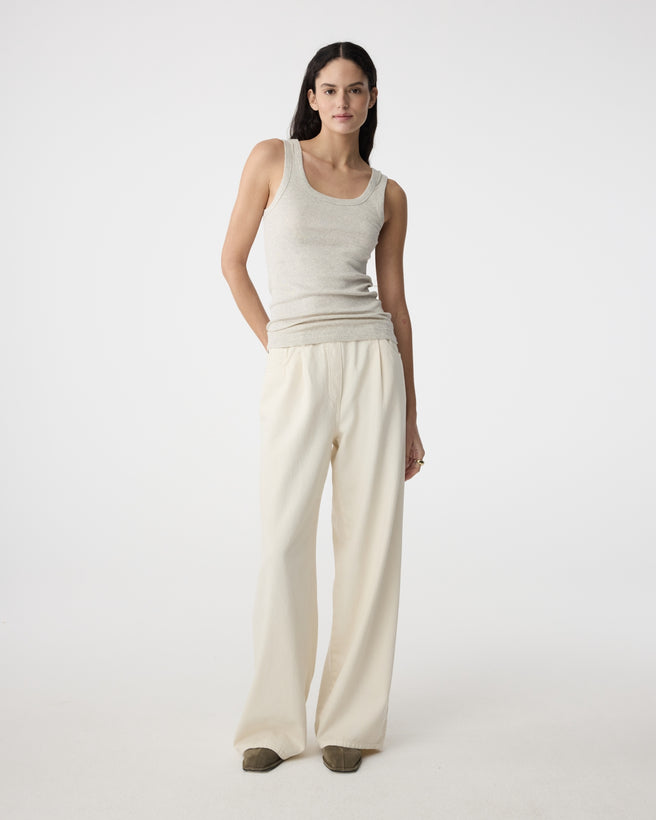 Evi Top | Grey Melange