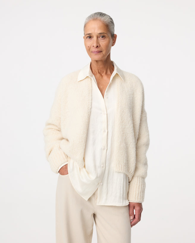 Becky Cardigan | Ivory
