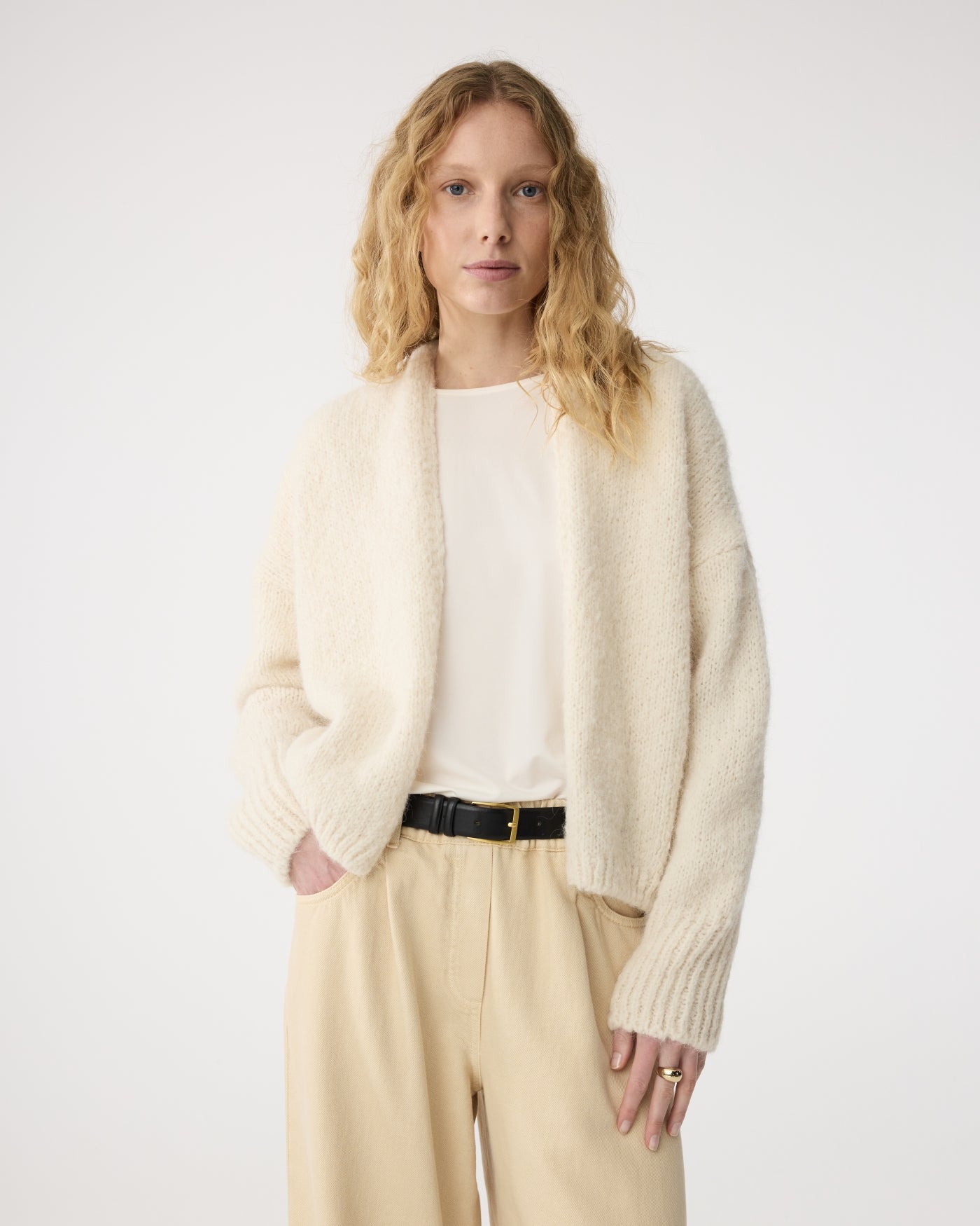 Becky Cardigan | Ivory