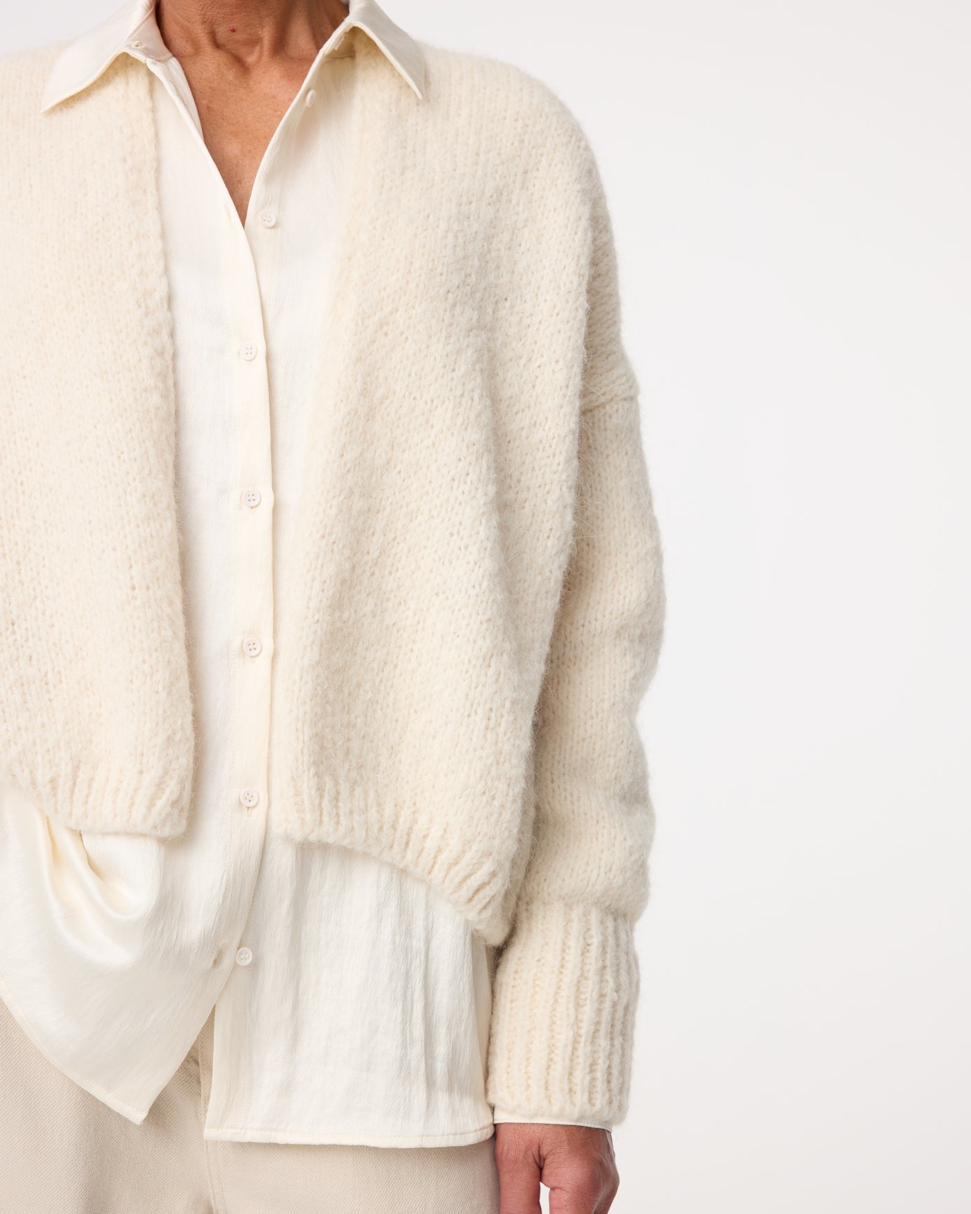 Becky Cardigan | Ivory