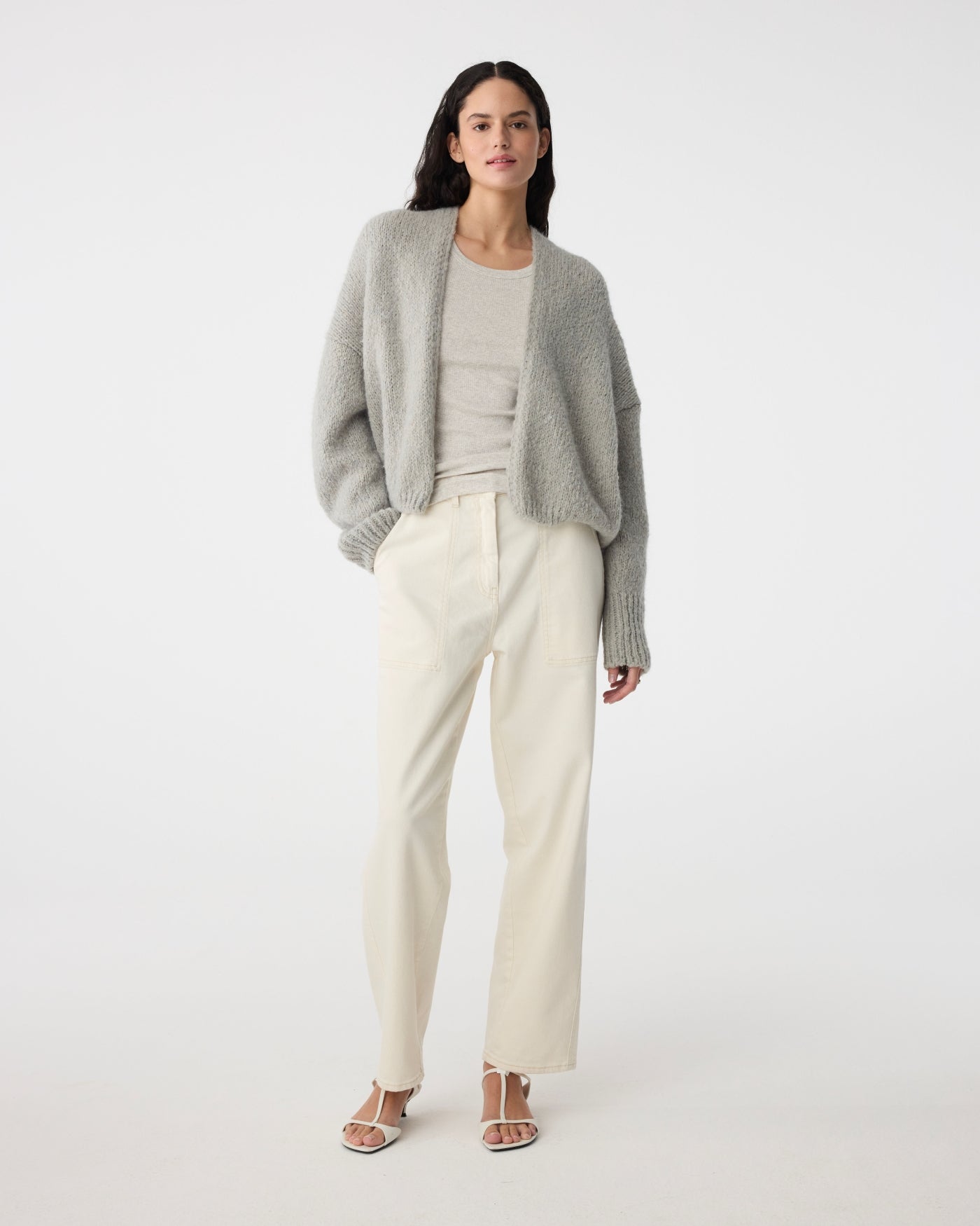 Becky Cardigan | Dusty Grey