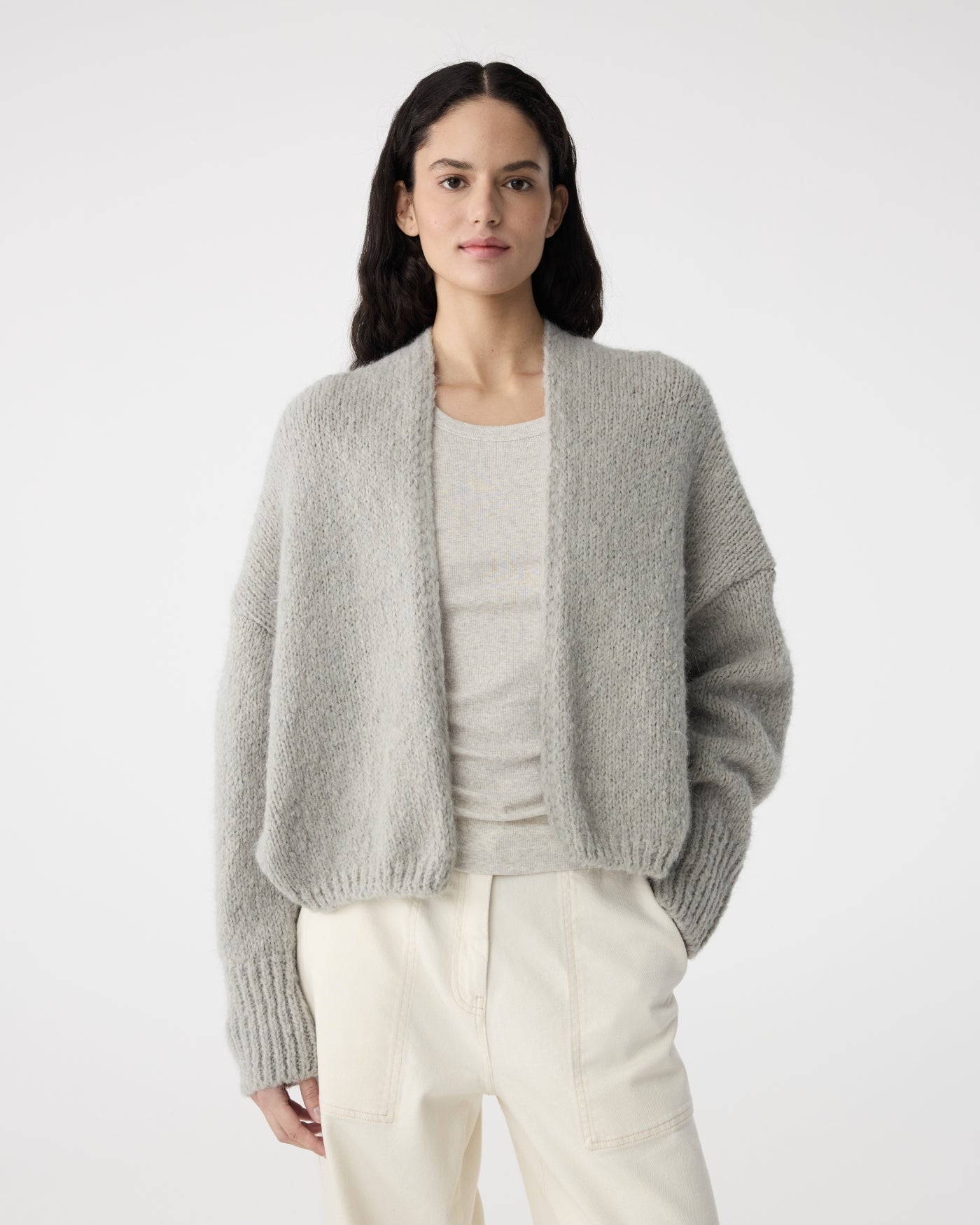 Becky Cardigan | Dusty Grey – Knit-ted