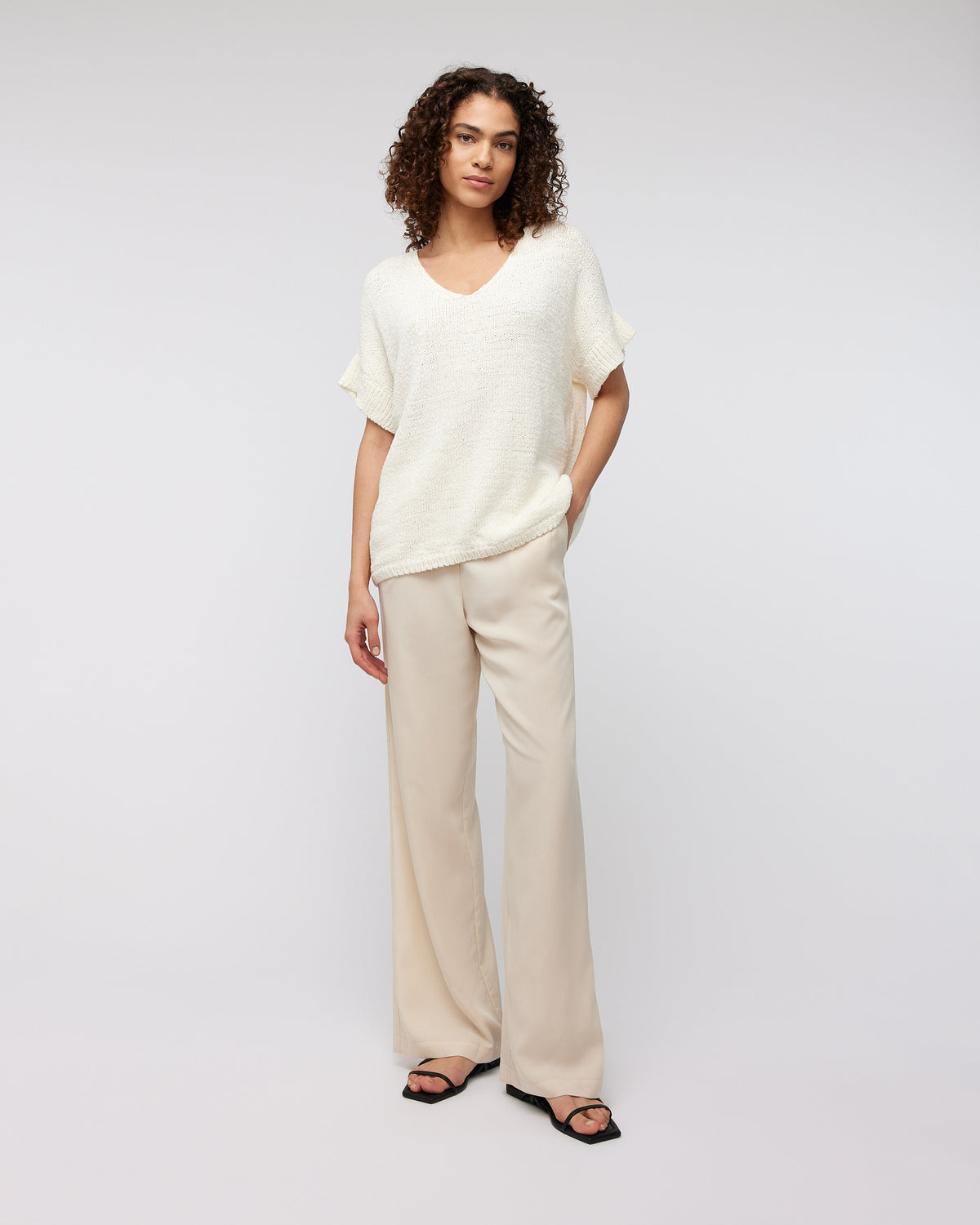 Minne Pullover Ivory