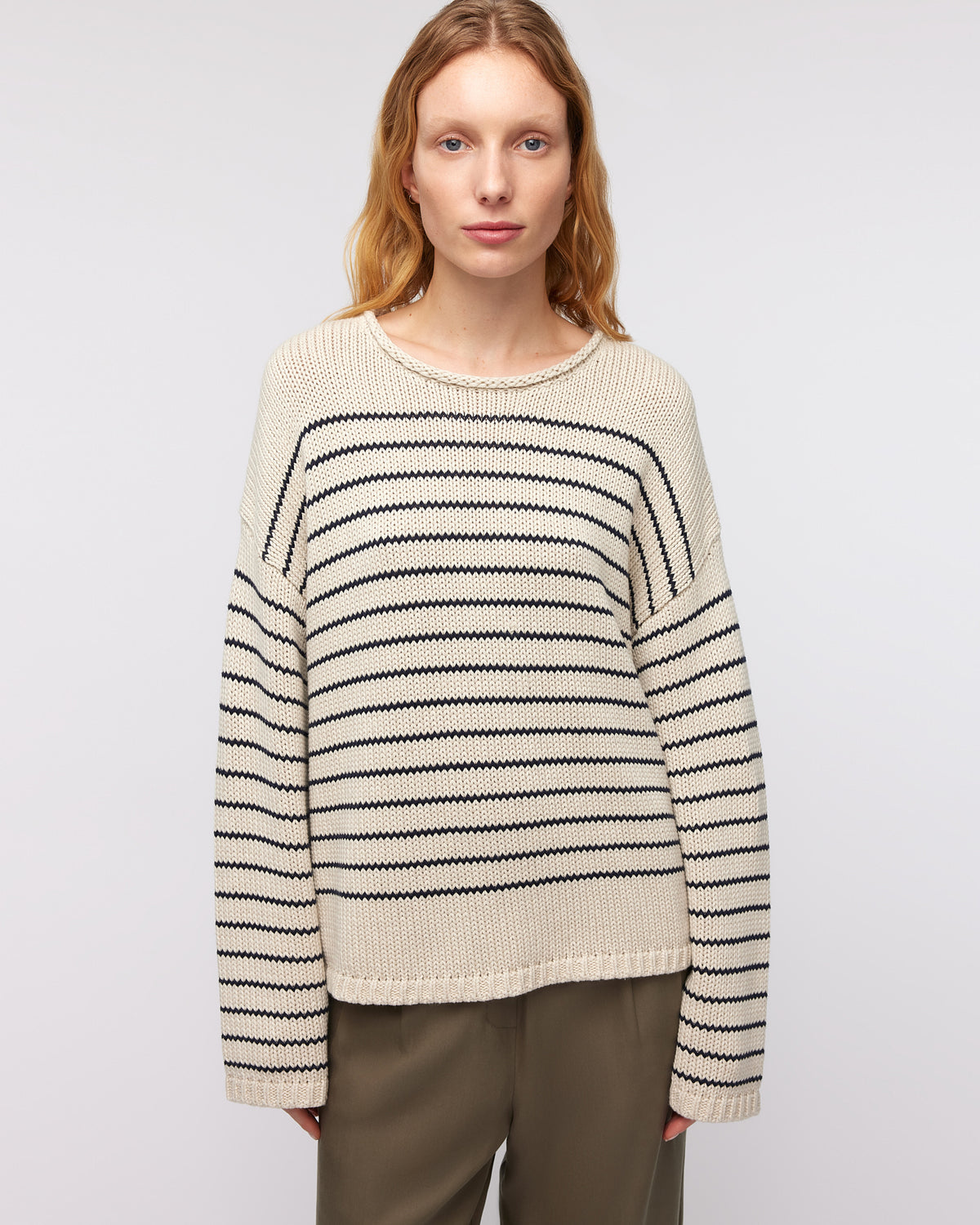 Nynke Pullover Sand Stripe