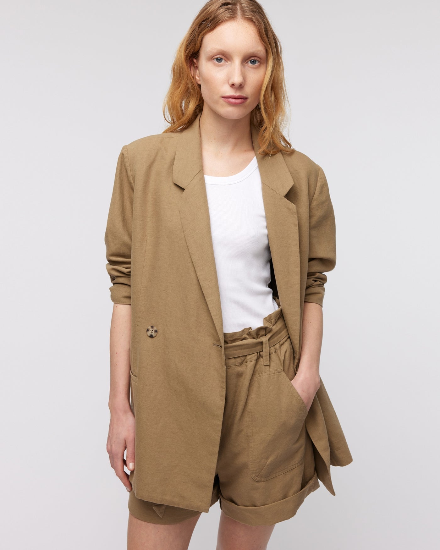 Kelsey Blazer | Khaki